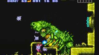 Super Metroid Draygon Boss Fight