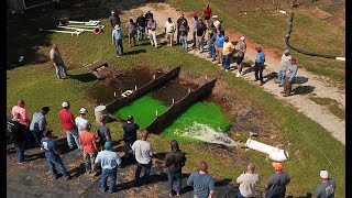 Sediment Basin Captures 90% or More With Porous Baffles!