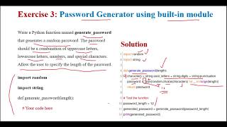 Python Exercise – Password Generator Using Built-in Modules