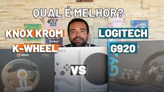 Nox Krom K-Wheel VS Logitech G920 - Teste comparativo - Xbox Series S F122