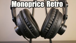 Monoprice Retro Headphones - Budget Over the Ear Headphones Under $35