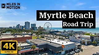 4K Myrtle Beach Drive Tour | Golden Hour Tour Along the Atlantic Coast