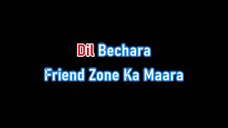 Dil Bechara – Title Track | Sushant Singh Rajput | karaoke with scrolling lyrics