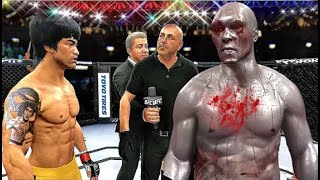 Bruce Lee vs. Zombie I am legend - EA sports UFC 4 - CPU vs CPU epic