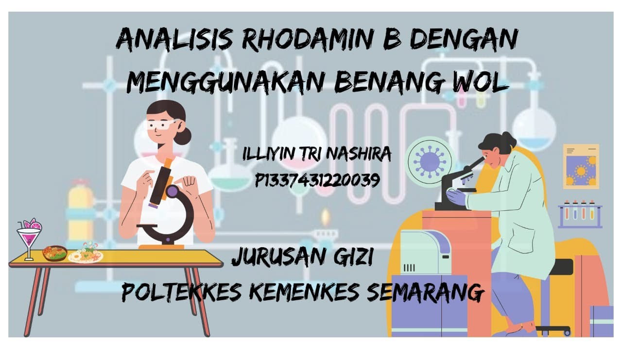 Analisis Rhodamin B Dengan Menggunakan Benang Wol Pada Sampel Saos ...