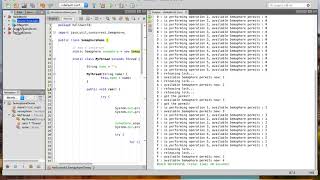Semaphore - Java Demonstration