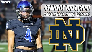 Brian Urlacher's Son HITS HARD like him 😤 | 2024 Notre Dame commit Kennedy Urlacher | HIGHLIGHTS 🎥