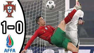 Portugal 1 - 0 Azerbaijan 2022 FIFA World Cup Qualifiers Highlights