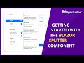 Getting Started with the Blazor Splitter Component
