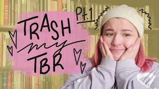 Trash my TBR/bookshelf tour #1 | literary, poetry, and non fiction