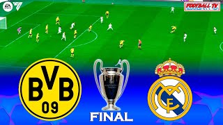 BORUSSIA DORTMUND vs REAL MADRID - Final | UEFA Champions League 2024 | EA FC 24 Gameplay