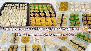 PAKAI 1 ADONAN DARI 1KG AYAM JADI CEMILAN SEBANYAK INI ‼️ STOK CEMILAN BERBUKA RAMADHAN 2024