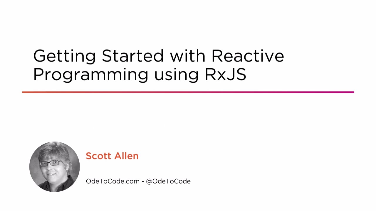 Course Preview Getting Started With Reactive Programming Using Rxjs