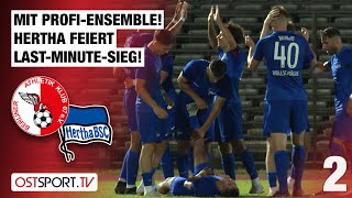 Star-Ensemble! Maolida, Lucoqui & Jindaoui jubeln spät: BAK - Hertha BSC 0:1 | Regionalliga Nordost