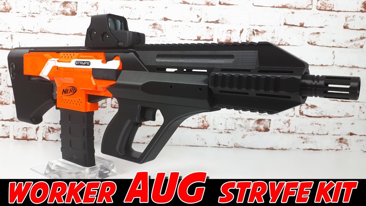 [REVIEW] NERF STRYFE AUG FULL AUTOMATIC KIT | ZUSAMMENBAU, VORSTELLUNG ...