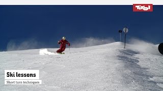 Ski lessons: Short turn techniques | Online ski course