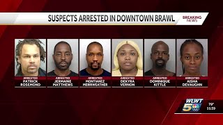 Police: Sixth suspect arrested in viral downtown brawl