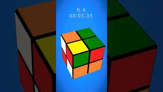 2x2 Rubik's Cube Solved In 10 Seconds Virtual Cube