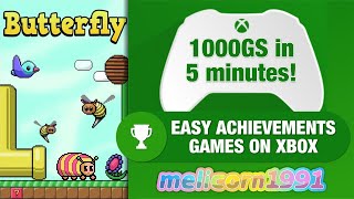 Butterfly - Complete Xbox Achievement Guide 🏆 Easy 1000G Xbox Achievements within 5 minutes! 🏆 🎮