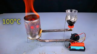 Millions of People Can't Make It | Making a 100°c Heater from Used Oil Energy