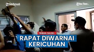 Rapat Penentuan Upah Minimum Kota (UMK) Makassar Diwarnai Kericuhan