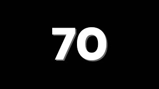 70 Second Countdown Timer With Sound Effect