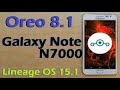 ANDROID 8.1.0 SAMSUNG NOTE 1 N7000 TANPA PC