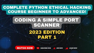 Python Ethical tutorial Coding a simple port scanner #python