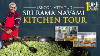 Sri Ram Navami Kitchen Tour #iskcon #iskconattapur #kitchentour #ramnavami #annadanam