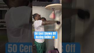 50 Cent Shows Off Boxing Skills! 🤯| Is He Ring Ready? #50cent #nyc #djakademiks #fighting