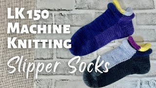 Sew As You Go Slipper Sock LK 150 Knitting Machine
