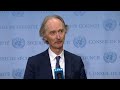 Special Envoy for Syria -  Media Stakeout (30 April 2019)