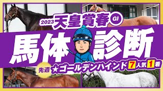 【天皇賞春 2023】先週は★特注馬が７人気１着！3年ぶりの京都決戦を制するイチオシ馬体とは！？某大手牧場の元スタッフが見抜くGⅠ馬体診断！GⅠフォトパドック【競馬予想】