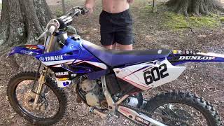 2005 YZ125 Restyle Startup