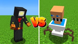TVman vs parasite skibidi toilet vs Sawskibiditoilet in Minecraft! #skibiditoilet