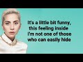 Lady Gaga- Your Song ( Lyrics)