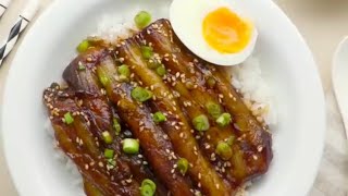 蒲烧茄子饭/Kabayaki Eggplant Rice