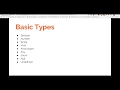 Angular Training Part 1 - Basic Types in TypeScript