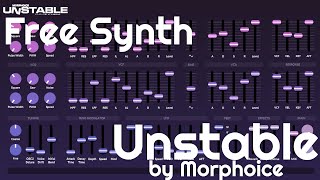 Free Synth - Unstable by Morphoice (No Talking)