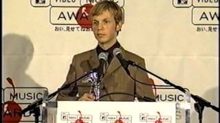 Beck backstage interview satellite backhaul 9x4x1997 video awards