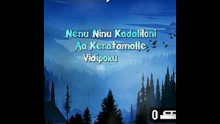 Telugu new WhatsApp status|| Ye Mansishike Majiliyo song lyrics|| Best whatsApp status video telugu