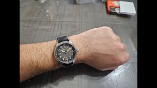 Fossil BQ2791 Easton Black Leather Watch unboxing