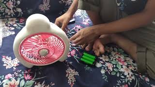 12V DC Solar Fan/Dabai DC Fan 12V Unboxing & Test With Battery