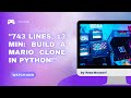 Live Coding Super Mario Game in Python | Full Tutorial + Gameplay