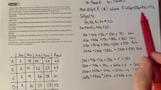 D1 - 7A Simplex Algorithm