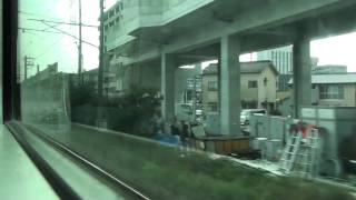 JR日豊本線　車窓　西大分駅～大分駅（815系ワンマン）高架化前