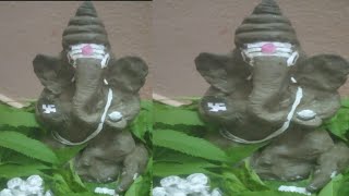 Matti vinayakudu preparation||బంక మట్టి వినాయకుడు.