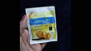 Everyuth Naturals golden glow peel off mask| how to apply ever youth peel off mask|#trending 🔥🔥