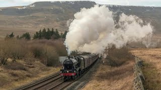 LMS 45627 - A Grueling Climb To Ais Gill ! The Cumbrian Mountain Express