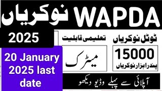 Wapda jobs 2024_25 wapda jobs 2025 new govt jobs 2024 in Pakistan l today govt jobs @pakjobsandedu